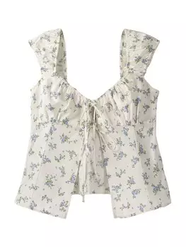 Блуза Bershka Blouse, белый