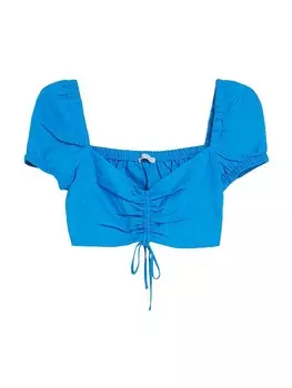 Блуза Bershka Blouse, синий