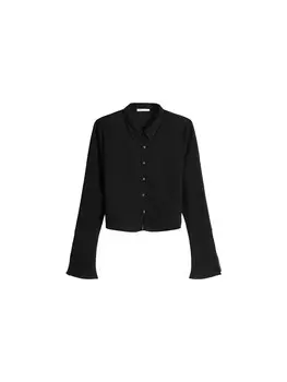 Блуза Bershka, черный