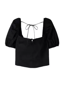 Блуза Bershka, черный