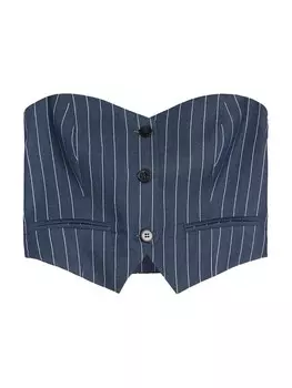 Блуза Bershka, морской синий