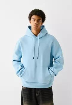 Блуза Bershka, светло-голубой