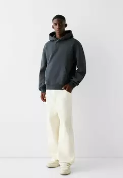 Блуза Bershka, темно-серый