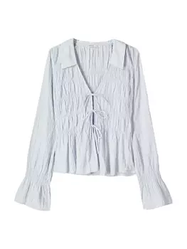 Блуза Bershka, темно-синий