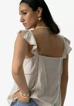 Блуза BESTICKTES Sissy-Boy, бежевый