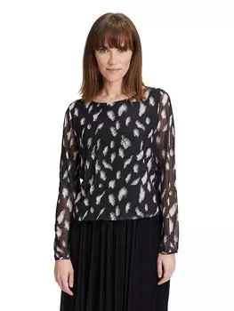 Блуза Betty Barclay Bluse, цвет Dunkelblau/Creme