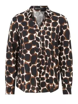 Блуза Betty Barclay langarm, цвет schwarz/beige