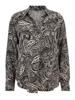 Блуза Betty Barclay langarm, цвет schwarz/beige