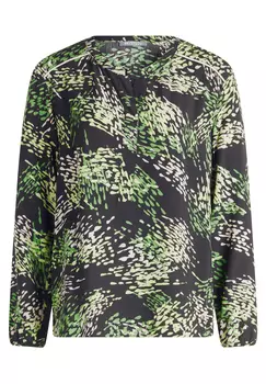Блуза BETTY & CO Casual mit Print, цвет Grau/Grn