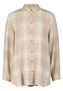 Блуза BETTY & CO Long kariert, кэмел
