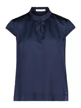 Блуза BETTY & CO Schlupfbluse kurzarm, темно-синий