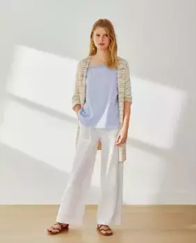 Блуза без бретелек с бантом Southern Cotton, цвет Ail