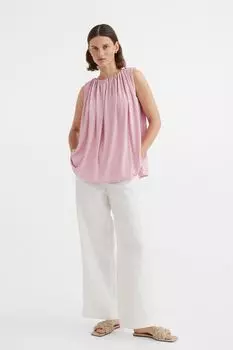 Блуза без рукавов H&amp;M, светло-розовый