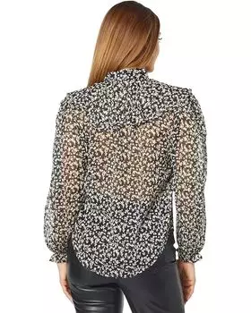 Блуза Bishop + Young Selena Poet Blouse, цвет Burnout