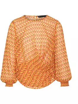 Блуза Bleu d'Azur Baia, оранжевый