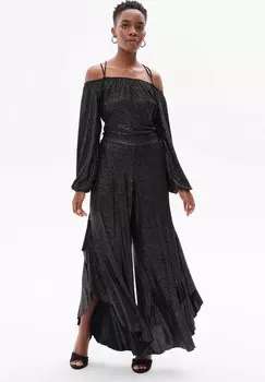 Блуза blue shadow, черный металлик