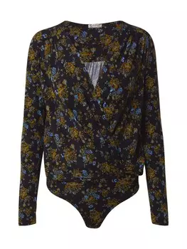 Блуза боди Free People, светло-синий