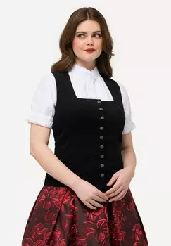Блуза BODICE Ulla Popken, черный