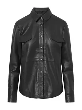 Блуза Bolongaro Trevor Hemd LEATHER, черный