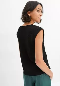 Блуза bonprix, черный