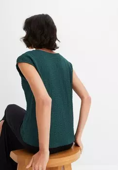 Блуза bonprix, зеленый