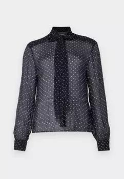 Блуза BOW BLOUSE GANT, темно-синий