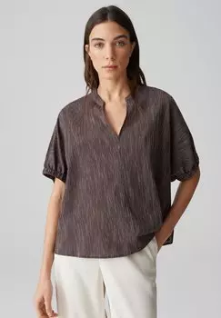 Блуза BOXY FIT CRASH OPUS, коричневый