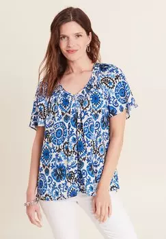 Блуза Breal, синий