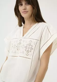 Блуза BRODERI ANGLAIS Culture, кремовый