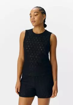 Блуза BRODERIE ANGLAISE Object, черный