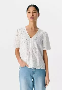 Блуза BRODERIE ANGLAISE Object, кремовый