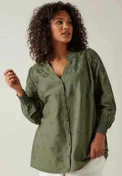 Блуза BRODERIE Evans, зеленый