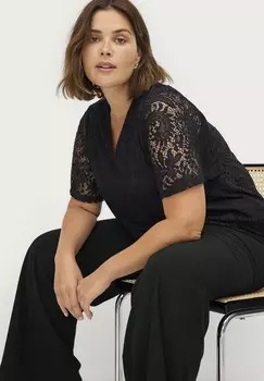 Блуза BUSTIER Ellos Plus collection, черный