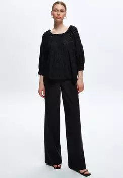 Блуза BUTTONED VOILE adL, черный