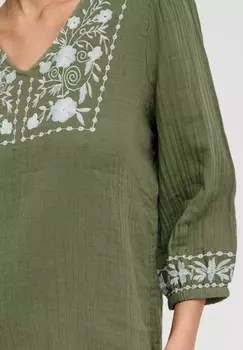 Блуза BYICOLET VNECK b.young, цвет Four Leaf Clover Mix