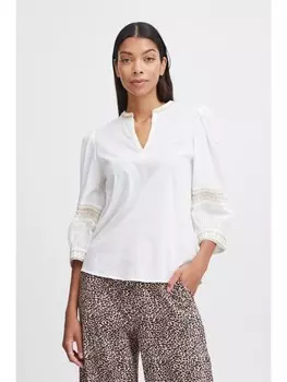 Блуза byoung, коричневый