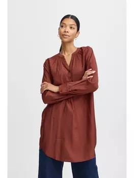 Блуза byoung Tunika, коричневый