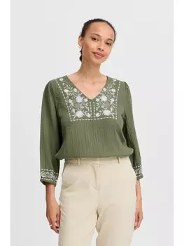 Блуза byoung, зеленый