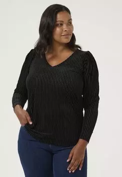 Блуза CACANNA Kaffe Curve, черный