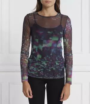 Блуза CALVIN KLEIN JEANS Regular Fit, разноцветный