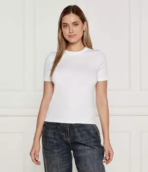 Блуза CALVIN KLEIN JEANS Slim Fit, белый