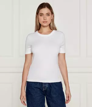 Блуза CALVIN KLEIN JEANS Slim Fit, белый