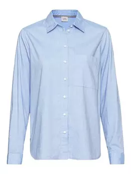 Блуза Camel Active aus reiner Baumwolle, голубой