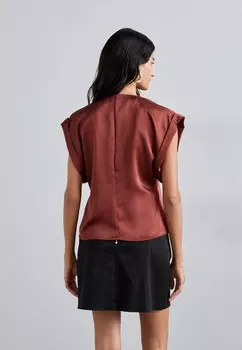 Блуза CAMICIA Philosophy di Lorenzo Serafini, коричневый