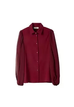 Блуза Camomilla Italia CANDIDA, темно-красный