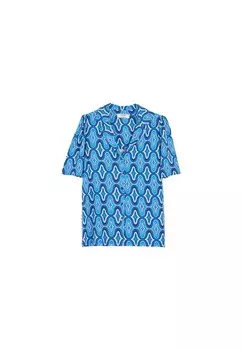 Блуза Camomilla Italia Siry, цвет Blue/Navy/Aqua