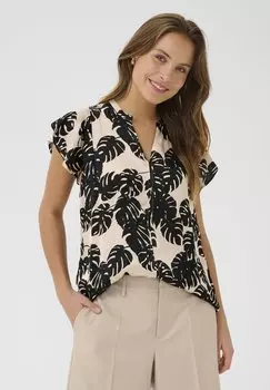 Блуза CAPSLEEVE Culture, черный