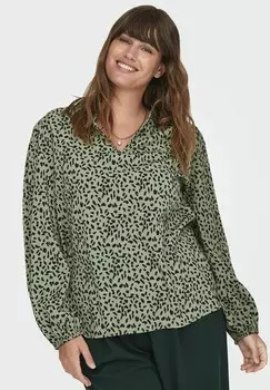 Блуза CARADELAIDE ONLY Carmakoma, оливковый