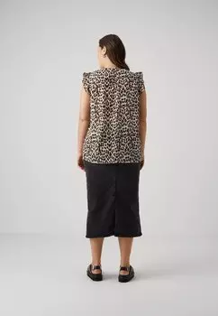 Блуза Carann Star Life Frill Only, бежевый