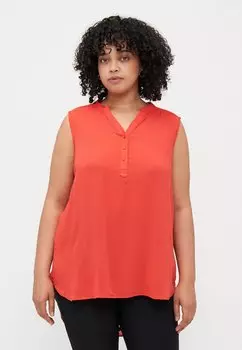 Блуза CARJETTE LIFE - Top ONLY Carmakoma, красный